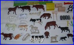Marx Happi Time Farm Red Barn Play Set 1960 With Accessories