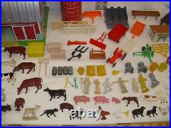 Marx Happi Time Farm Red Barn Play Set 1960 With Accessories