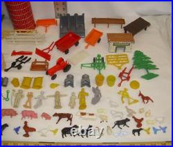 Marx Happi Time Farm Red Barn Play Set 1960 With Accessories