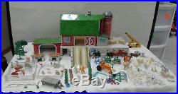 Marx Happi Time Tin Farm with Pig Sheds Lots of accessories and Animals