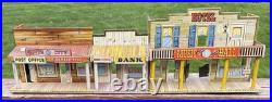 Marx Hugh O'Brian Wyatt Earp Dodge City Western Town #4228 1957