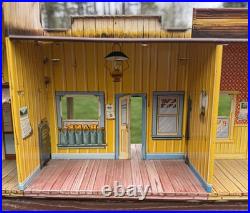 Marx Hugh O'Brian Wyatt Earp Dodge City Western Town #4228 1957