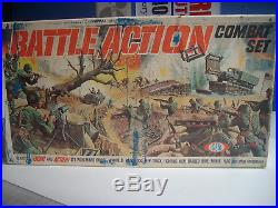 Marx Ideal Battle Action Play Set With Many Extras Huge Must See