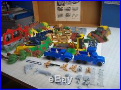 Marx Ideal Battle Action Play Set With Many Extras Huge Must See
