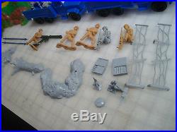 Marx Ideal Battle Action Play Set With Many Extras Huge Must See