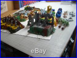 Marx Ideal Battle Action Play Set With Many Extras Huge Must See