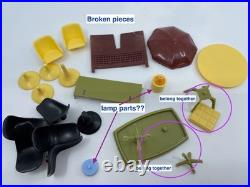 Marx Imagination Station Doll House Vintage 1960s Lot