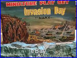 Marx Invasion Day Miniature Play Set With Box