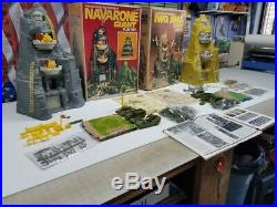 Marx Iwo Jima & Navarone Mountain Sets 2 Full Sets In Original Boxes