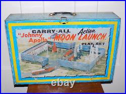 Marx Johnny Apollo Moon Launch Play Set