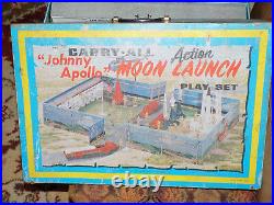 Marx Johnny Apollo Moon Launch Play Set