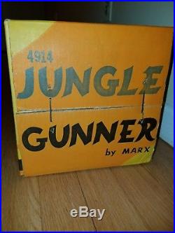 Marx Jungle Gunner set playset NEW FACTORY SEALED UNOPENED army soldier gun