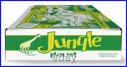 Marx Jungle with Large Wild Animals Play Set Box