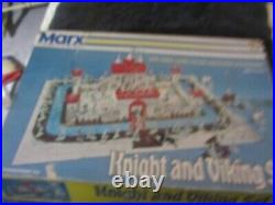 Marx Knight And Viking Castle Set 4733 including box
