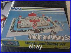 Marx Knight And Viking Castle Set 4733 including box