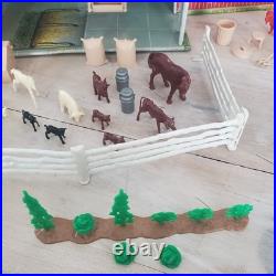 Marx Lazy-Day Farms Playset Tin Animals Accessories Crops Implements