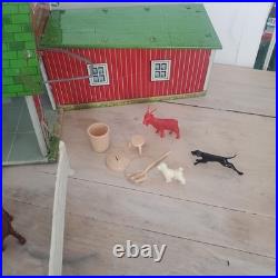 Marx Lazy-Day Farms Playset Tin Animals Accessories Crops Implements