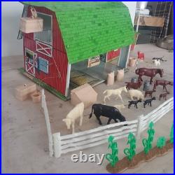 Marx Lazy-Day Farms Playset Tin Animals Accessories Crops Implements