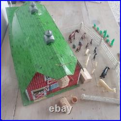 Marx Lazy-Day Farms Playset Tin Animals Accessories Crops Implements