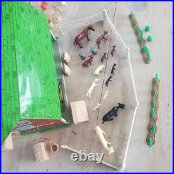 Marx Lazy-Day Farms Playset Tin Animals Accessories Crops Implements