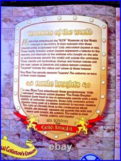 Marx Legendary Noble Knights Sir Gordon the Golden Knight, Vintage, New, Last