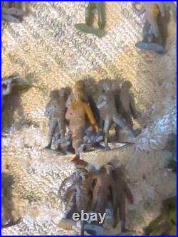 Marx Light Gray German Army Soldiers WWII 54mm 1963 Lot of 100