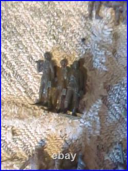 Marx Light Gray German Army Soldiers WWII 54mm 1963 Lot of 100