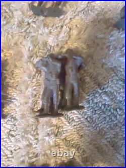 Marx Light Gray German Army Soldiers WWII 54mm 1963 Lot of 100