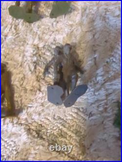 Marx Light Gray German Army Soldiers WWII 54mm 1963 Lot of 100