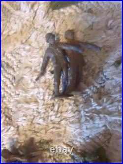 Marx Light Gray German Army Soldiers WWII 54mm 1963 Lot of 100