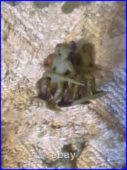 Marx Light Gray German Army Soldiers WWII 54mm 1963 Lot of 100