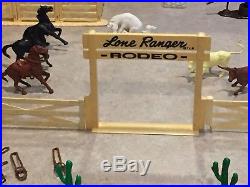 Marx Lone Ranger Rodeo Play Set Box#3696