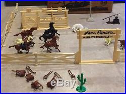 Marx Lone Ranger Rodeo Play Set Box#3696