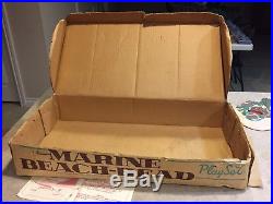 Marx Marine Beach-Head Battleground Play Set Box #4734