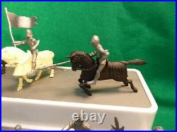 Marx Medieval Castle Play Set Knights /Horses
