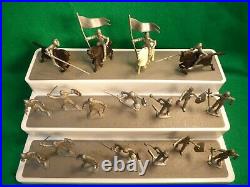 Marx Medieval Castle Play Set Knights /Horses