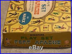 Marx Miniature Fort Apache Play Set And Box