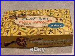 Marx Miniature Fort Apache Play Set And Box