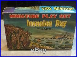 Marx Miniature Invasion Play Set & Box