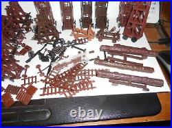 Marx Miniature Knights & Vikings Play Set Lot Castle Siege Tower Ram Catapult