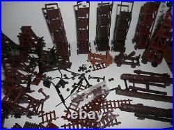 Marx Miniature Knights & Vikings Play Set Lot Castle Siege Tower Ram Catapult