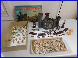 Marx Miniature Play Set Knights And Vikings In Original Box