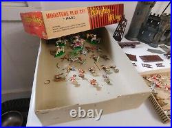 Marx Miniature Play Set Knights And Vikings In Original Box