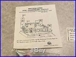 Marx Miniature Play Set Knights & Castle With Box