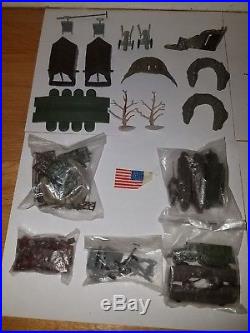 Marx Miniature Playset Battle Ground RARE sealed bags military soldiers MINT