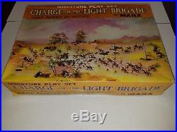 Marx Miniature Playset Charge of the Light Brigade EXTREMELY RARE MINT war toys