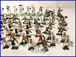 Marx Miniature Playset Knights and Vikings EXTREMELY RARE war soldiers toys