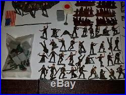 Marx Miniature Playset Sands of Iwo Jima Large Set sealed bag MINT RARE soldiers