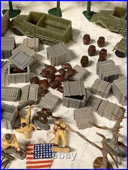 Marx Miniatures Lot Sands of Iwo Jima Incomplete Parts Soldiers Mt Suribachi