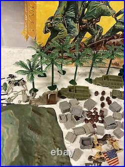 Marx Miniatures Lot Sands of Iwo Jima Incomplete Parts Soldiers Mt Suribachi